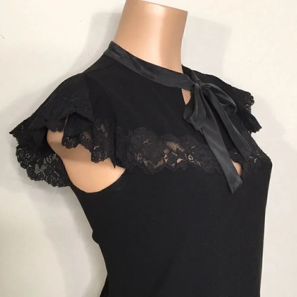 Rebecca Taylor black dress. New - Picture 10 of 15